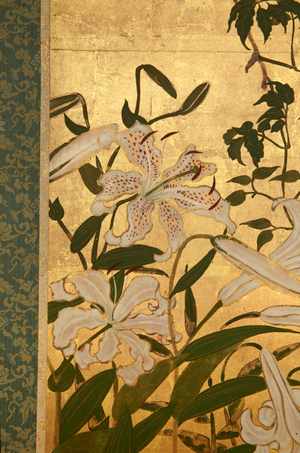 Screen with spring and summer flowers, 1701-1749