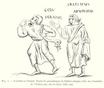 L'esclave et l'avocat (engraving)