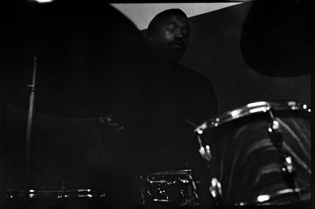 Nelson Magwaza (drums); Langa Community Centre, Langa, Cape Town; September 1971 (photo)