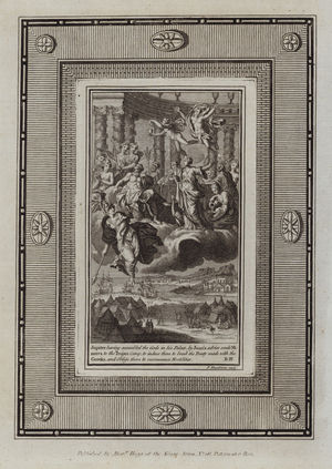 Illustration for Homer's Iliad (engraving)