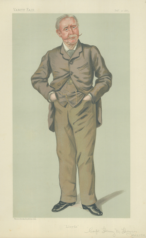 Captain Henry Montague Hozier (colour litho)