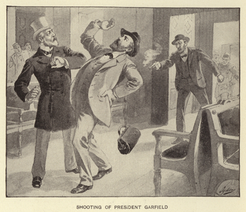 Shooting of President Garfield (litho)