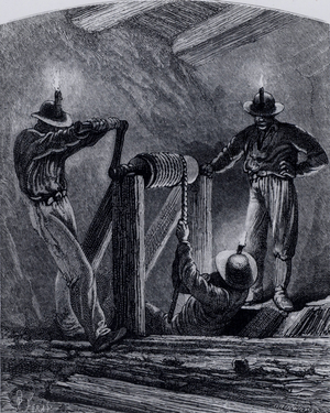 Cornish winze shaft, used for exploration
