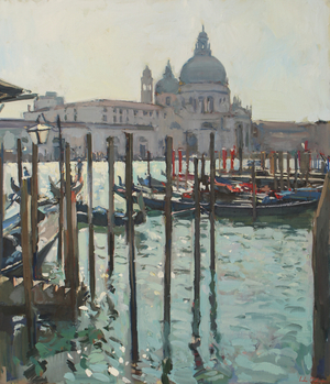 Santa Maria della Salute, Venice, 2016 (oil on canvas)