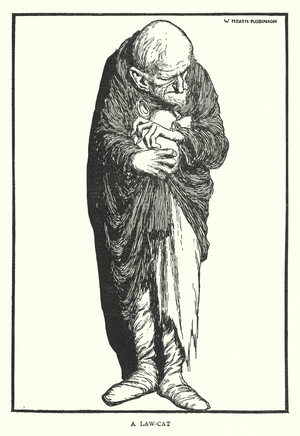 A law-cat (litho)