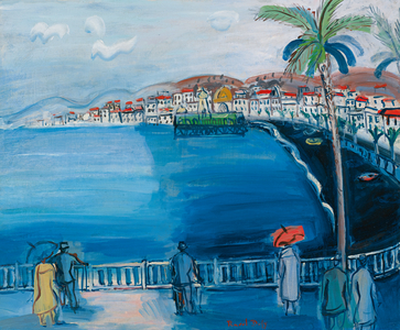 Nice, The Bay of Angels, 1928 (oil on canvas)