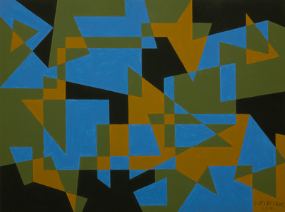 STRAIGHT LINE REBOUND. 2017 (acrylic on board)