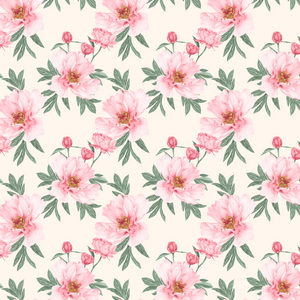 Peony pattern light, 2020 (graphite pencil & digital)