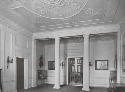 The Morning Room, Chandos House, London (b/w photo)