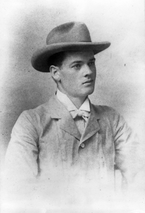 Herbert Hoover, age 23, taken in Perth in Australia, 1898
