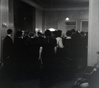Performance in the opera in Rome, Italy 1940s (b/w photo)