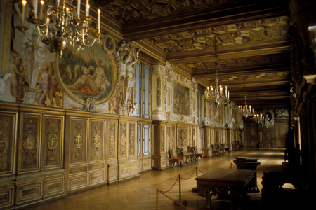 Hall in Versailles, building, inside, interior view; 1998, cities, sight ..., 1998 (photo)