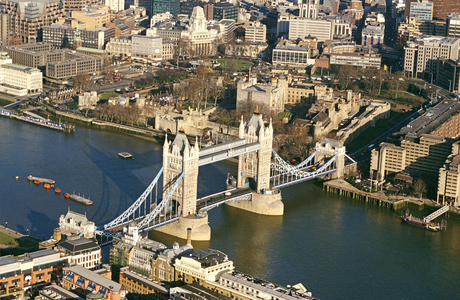 Tower Bridge Aerial, London, England, United Kingdom (photo)
