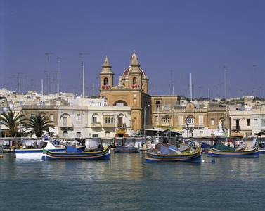 Fishing port in Malta, 1998 (photo)