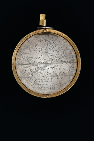 Two exceptional terrestrial and celestial globes, supported by Hercules and Atlas, Augsburg, 1697-99 (silver & silver-gilt)
