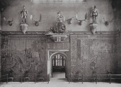 The Hall and Entrance to the Great Watching Chamber (b/w photo)