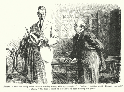 Cartoon by Frank Reynolds (colour litho)