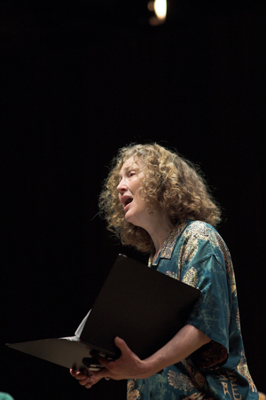 Emma Kirkby (soprano) rehearsing with the Palladian Ensemble, Snape Maltings, Aldeburgh Festival, 2006