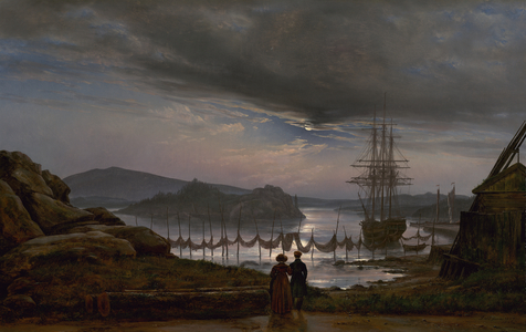 View from Vaekero near Christiania, 1827 (oil on canvas)
    