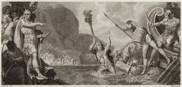 The Landing of Julius Caesar (engraving)