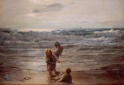 Something Out of the Sea, 1873 (oil on canvas)