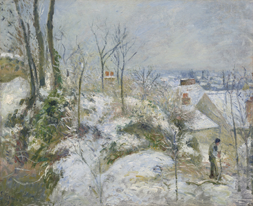 Rabbit Warren at Pontoise, Snow, 1879 (oil on canvas)