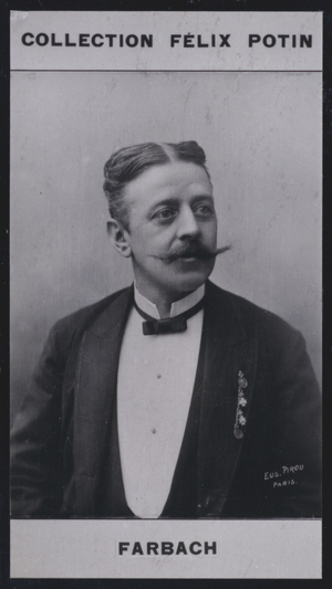 Philippe Fahrbach (1843) (b/w photo)