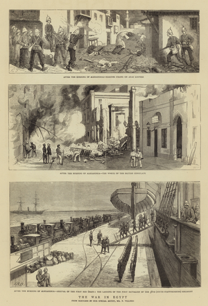 The War in Egypt (engraving)