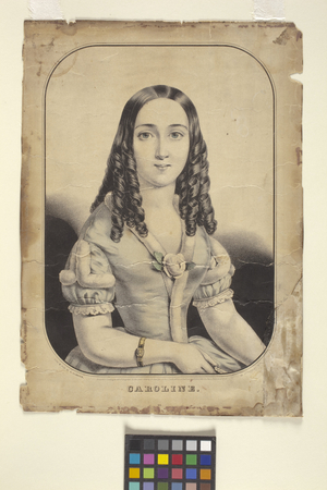 Caroline (hand-coloured lithograph)