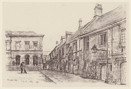 Worcester College (litho)