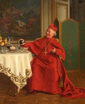 Une bonne bouteille, or A Good Bottle, 1880s (oil on canvas)