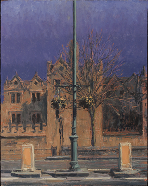 St John's from St Giles, 2002 (oil on panel)