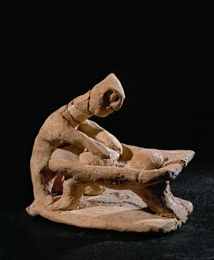 Phoenician model of a baker. Clay Iron Age (clay)