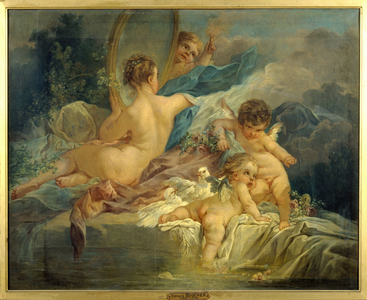 The Toilet of Venus, 18th century (oil on canvas)