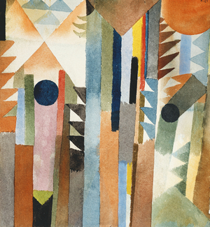 The Forest that Grew from the Seed; Der Wald der aus dem Samenkorn entstand, 1915 (watercolour on paper laid down on the artist's mount)