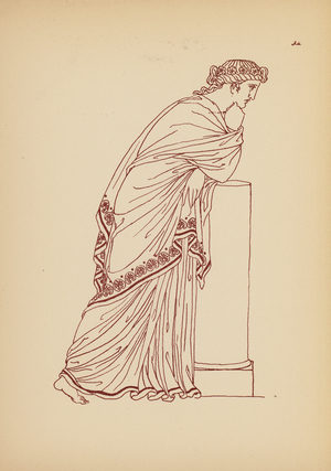 Ancient Greek Female Costume (litho)