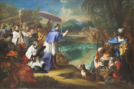 The Miracle of St Toribio, 1726 (oil on canvas)