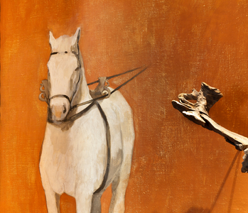 Gallo-Roman horse yoke, - (painting)