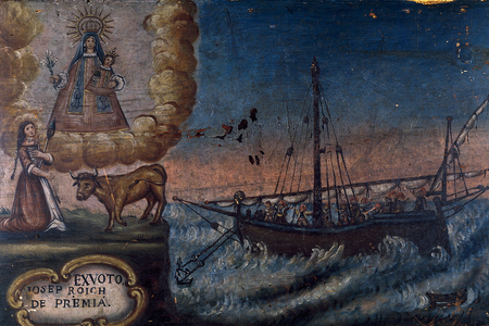 Fishing boat of the 18th century