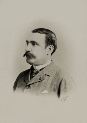 Portrait of the French sculptor Marius Jean Antonin Mercie ( 1845 , 1916 ) (photograph)