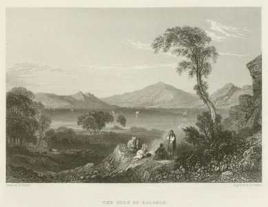 The Gulf of Salamis (engraving)