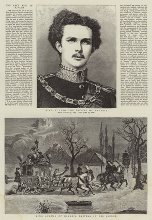 The Late King of Bavaria (engraving)