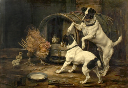 An Anxious Moment, 1895 (oil on canvas)