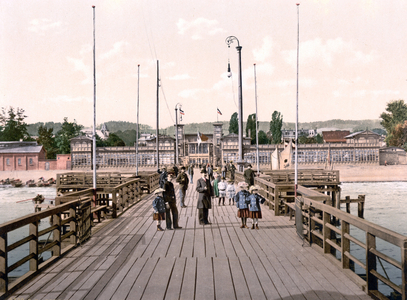 Beach, Zoppot, 1897