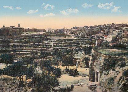 Jerusalem: Bethlehem, General View (coloured photo)