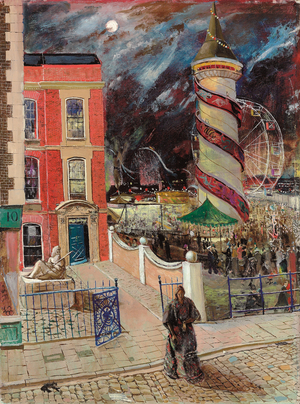 The Fair,  (oil on canvas)