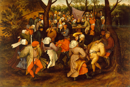 Peasant Wedding Dance, 1607 (oil on panel)