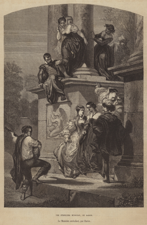 The Strolling Musician (engraving)