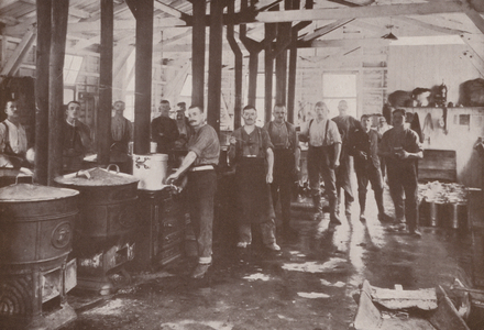 Dorchester Camp: The Kitchens (b/w photo)