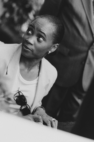 Barbara Hendricks Dedicace Musicora 2, 1991 (b/w photo)